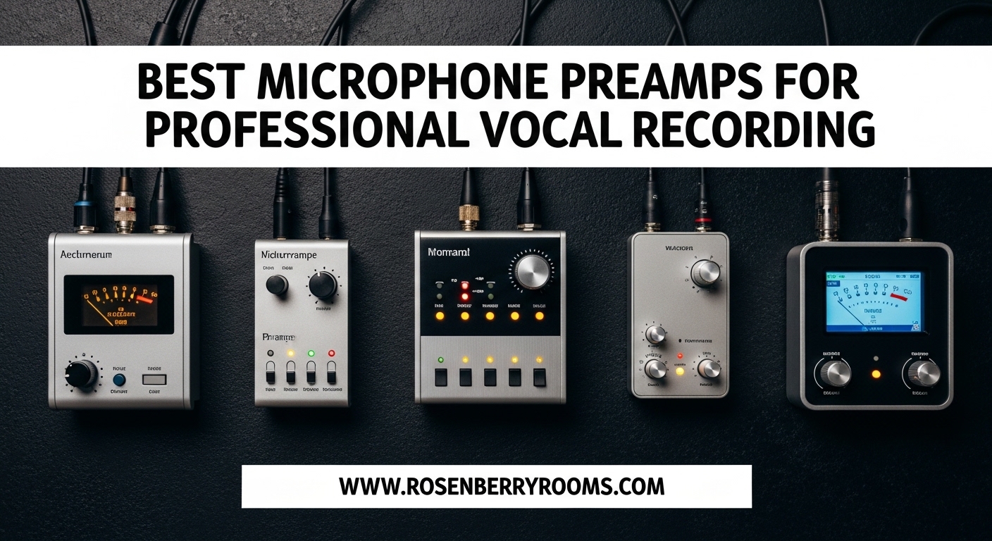 Best Microphone Preamps for Professional Vocal Recording