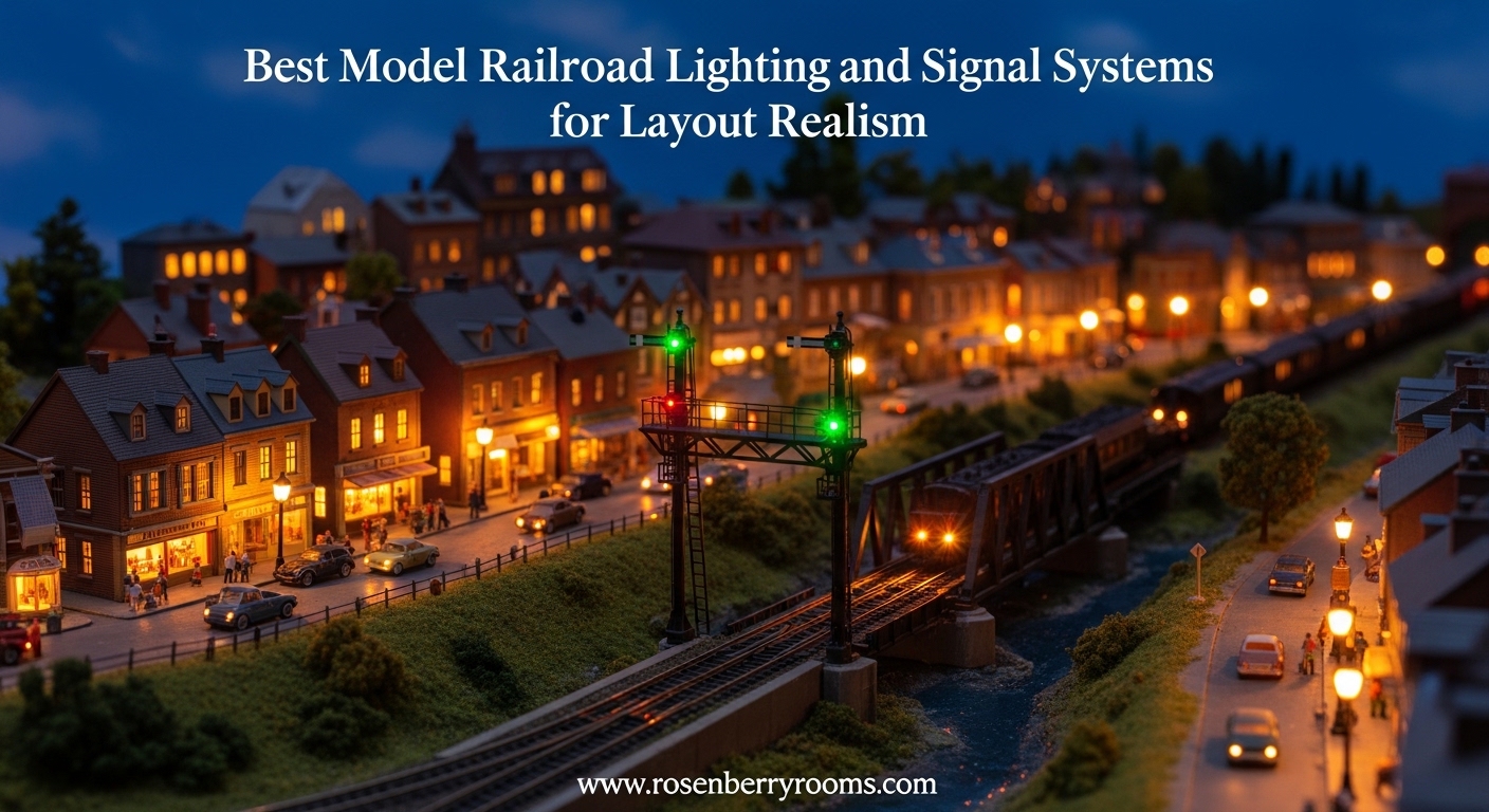 Best Model Railroad Lighting and Signal Systems for Layout Realism