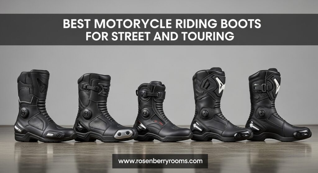 The current image has no alternative text. The file name is: Best-Motorcycle-Riding-Boots-for-Street-and-Touring.jpeg