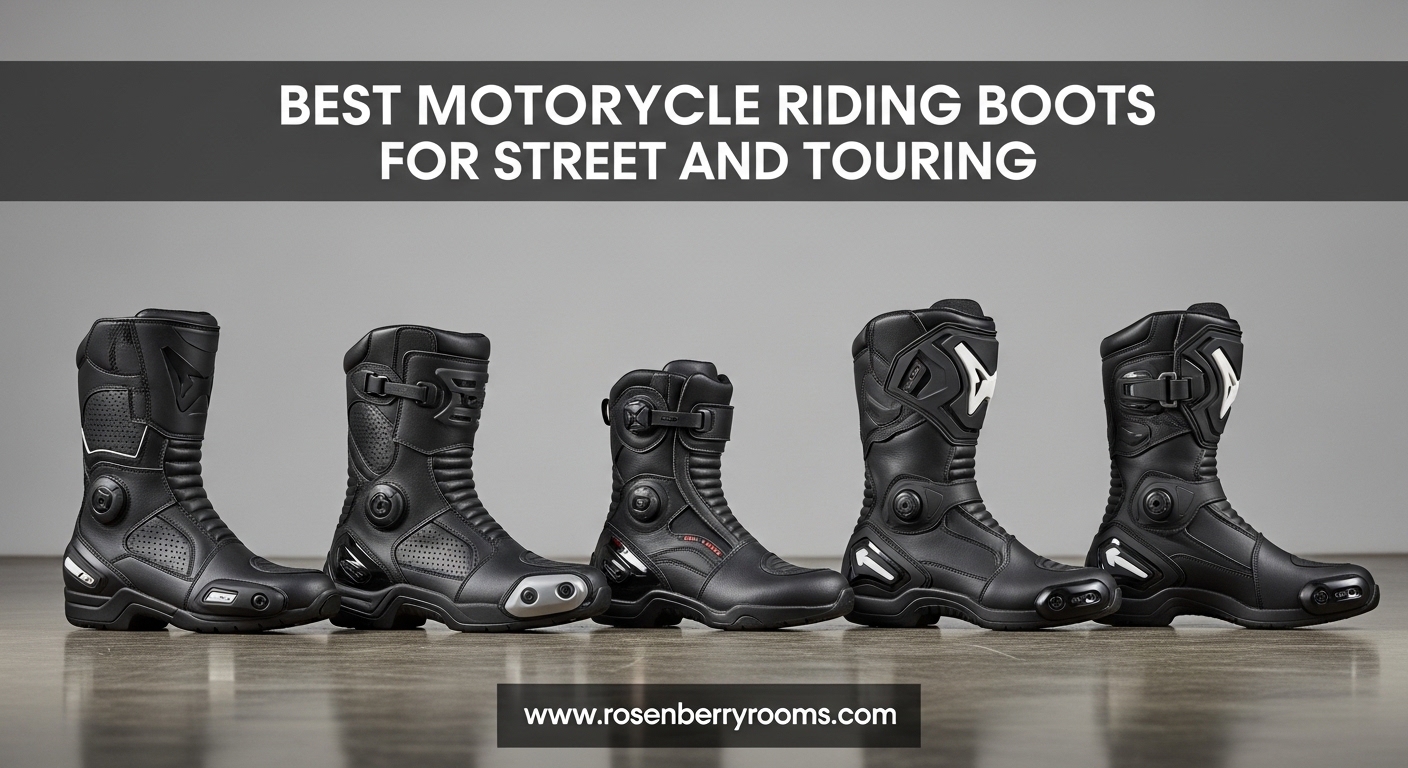 Best Motorcycle Riding Boots for Street and Touring