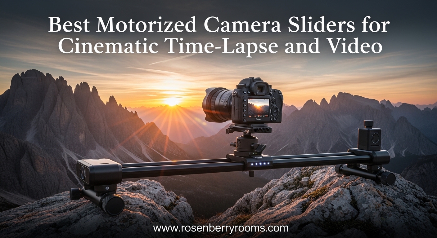 Best Motorized Camera Sliders for Cinematic Time-Lapse and Video