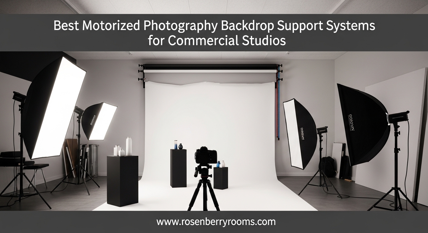 Best Motorized Photography Backdrop Support Systems for Commercial Studios