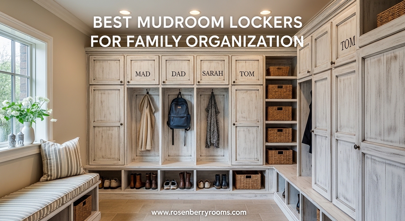 Best Mudroom Lockers for Family Organization