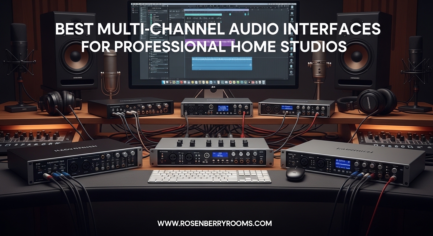 Best Multi-Channel Audio Interfaces for Professional Home Studios