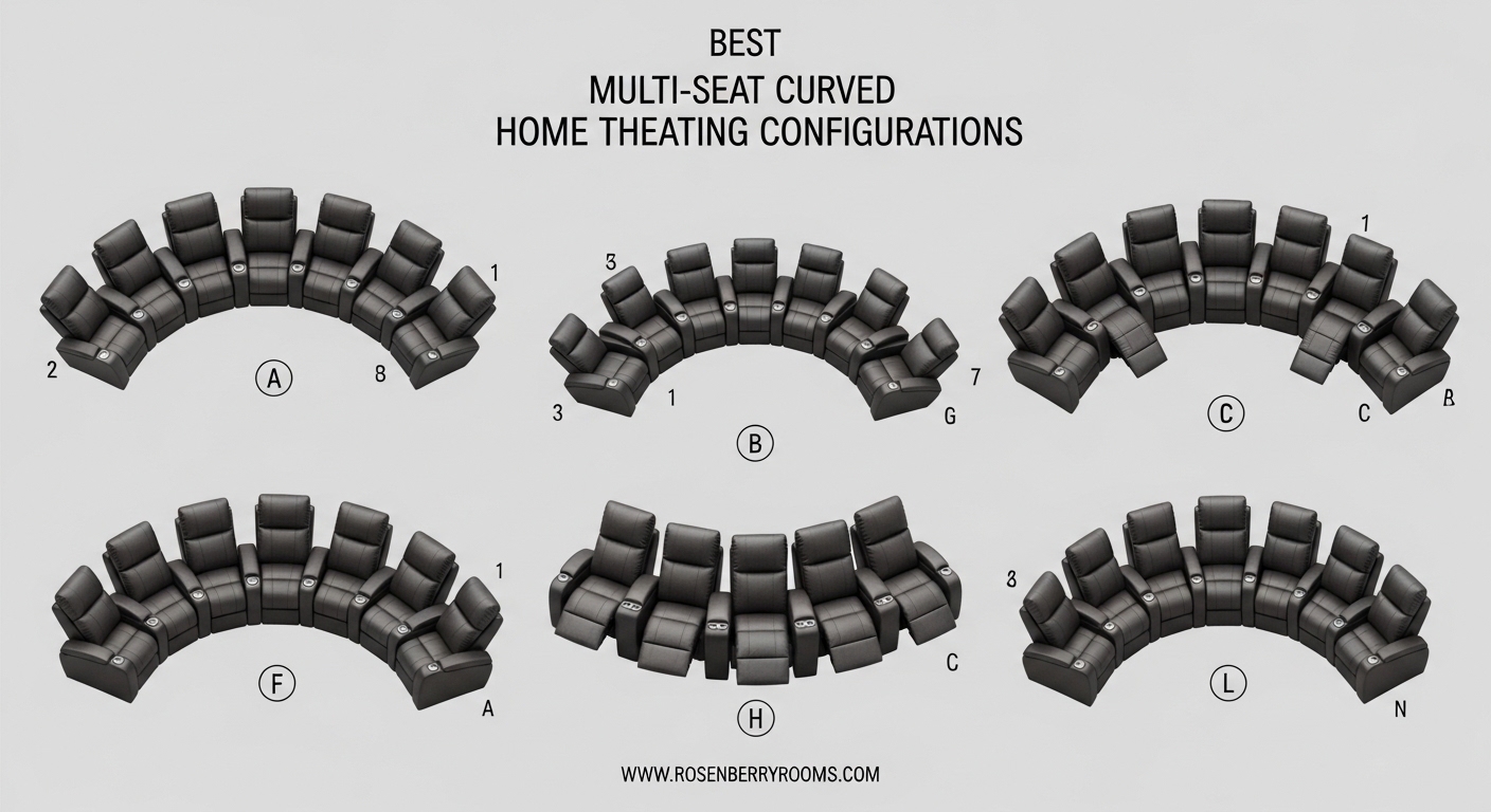 Best Multi-Seat Curved Home Theater Seating Configurations
