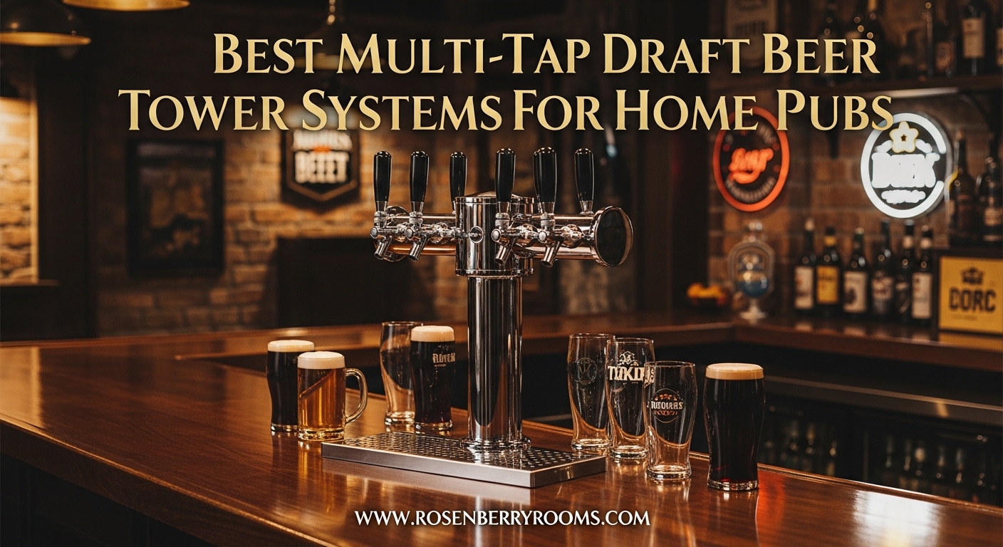 Best Multi-Tap Draft Beer Tower Systems For Home Pubs