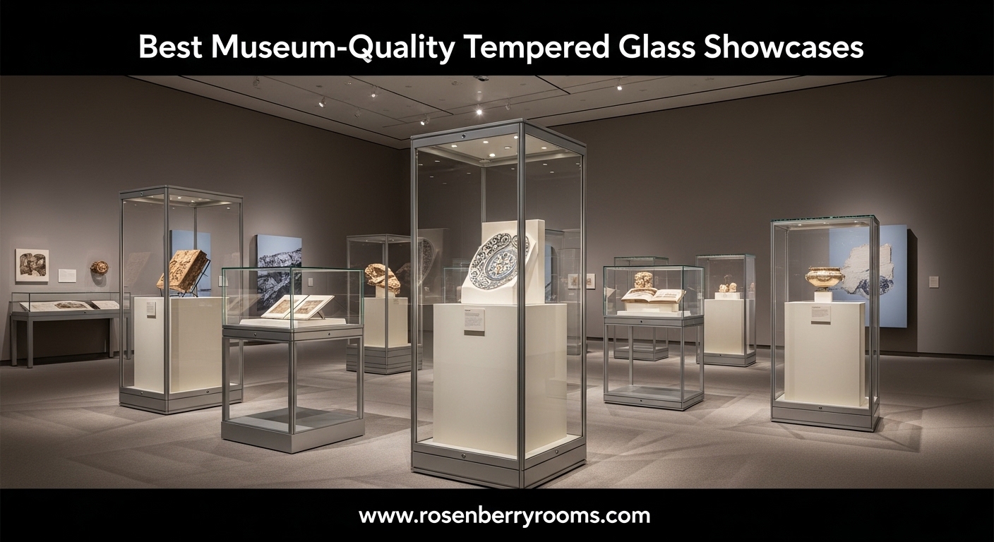Best Museum-Quality Tempered Glass Showcases