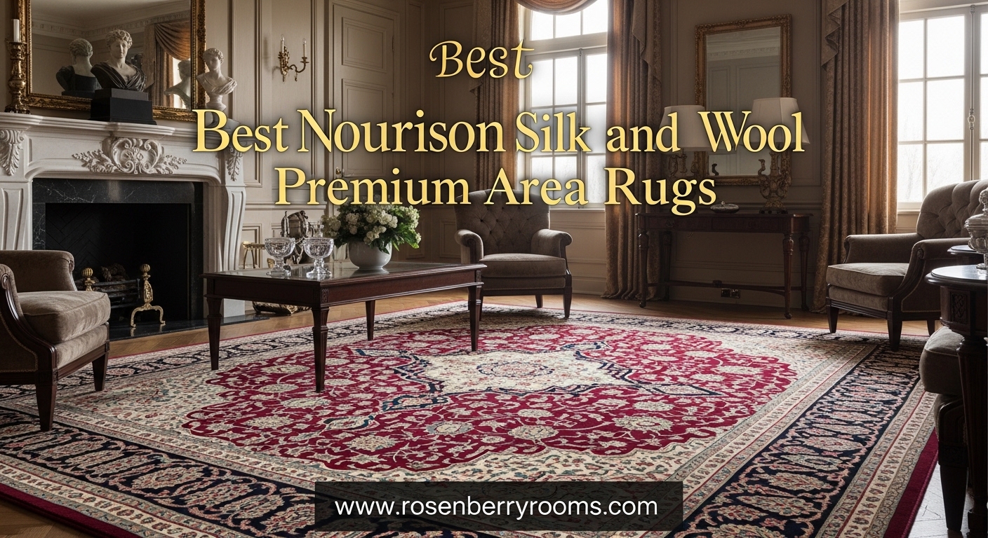 Best Nourison Silk and Wool Premium Area Rugs