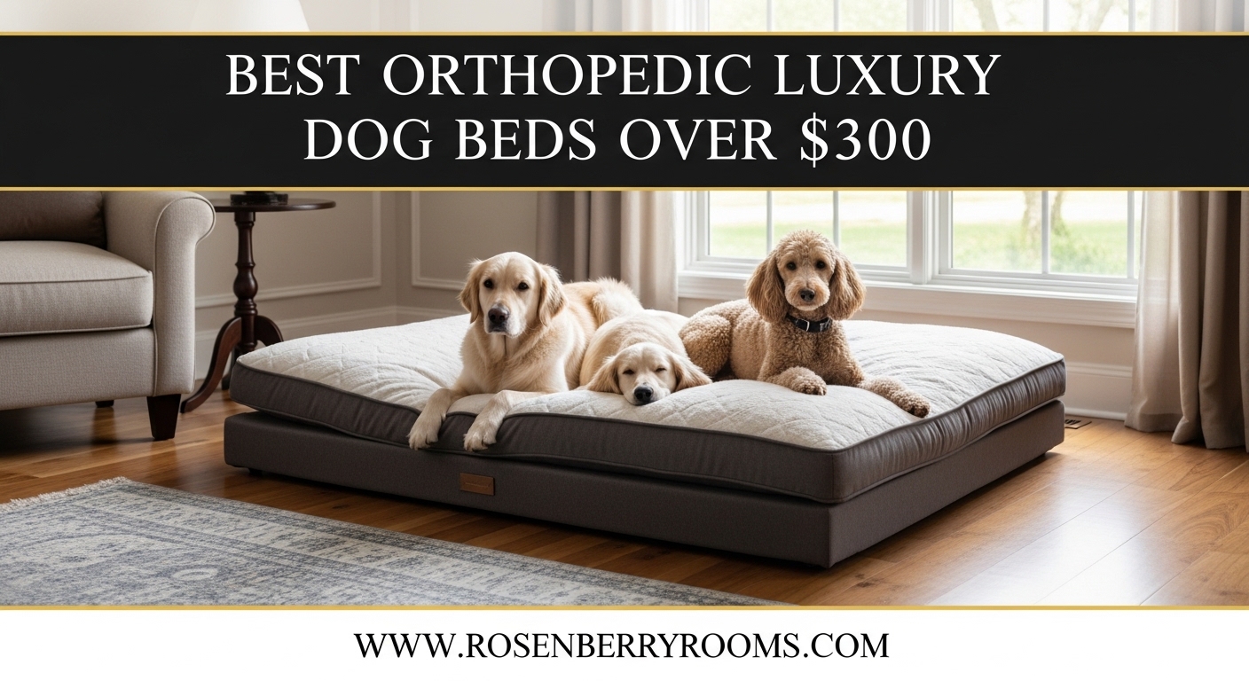 Best Orthopedic Luxury Dog Beds Over $300