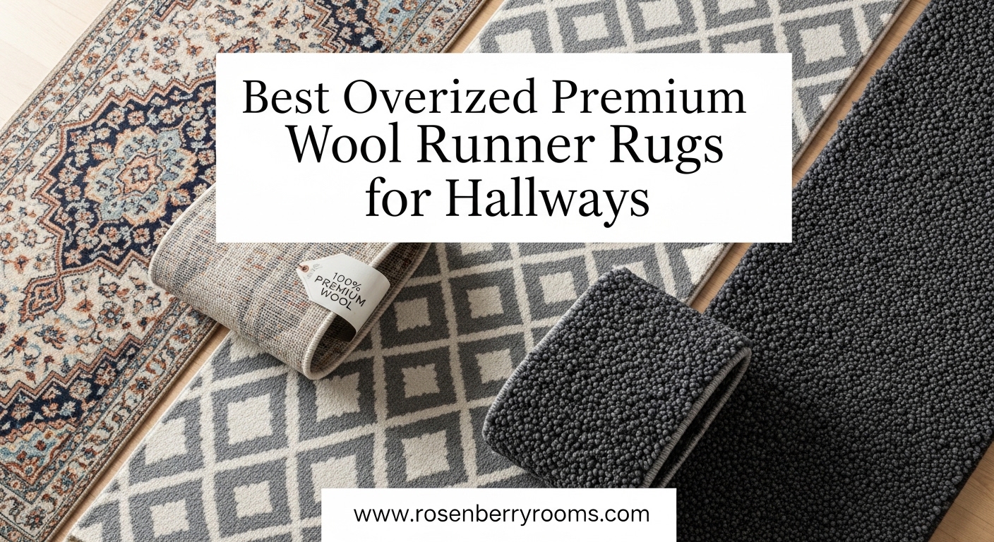 Best Oversized Premium Wool Runner Rugs for Hallways