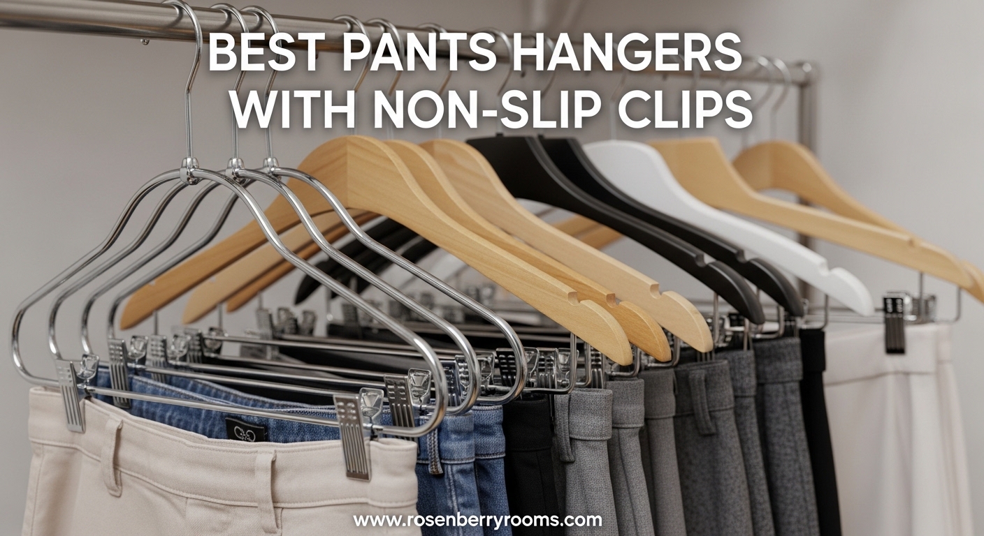 Best Pants Hangers with Non-Slip Clips