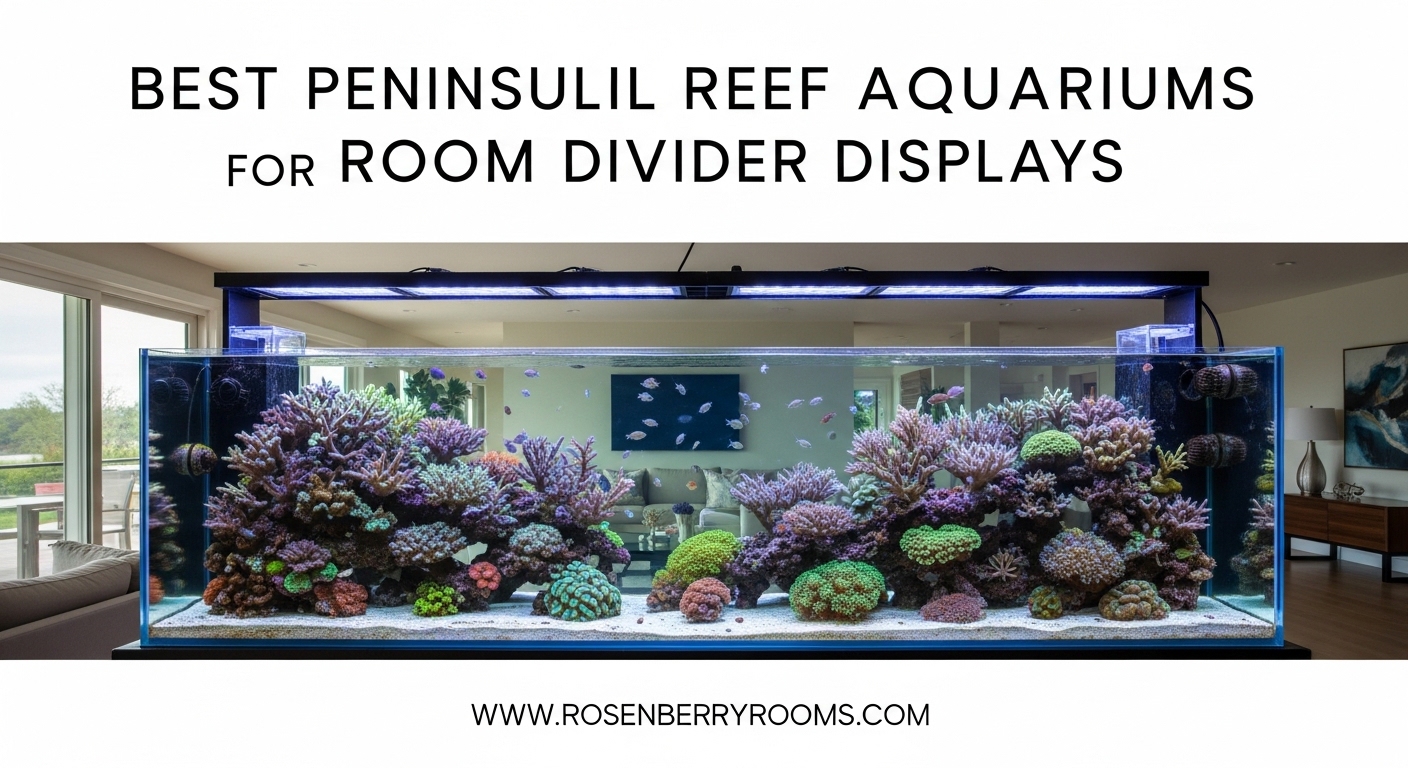 Best Peninsula Reef Aquariums for Room Divider Displays
