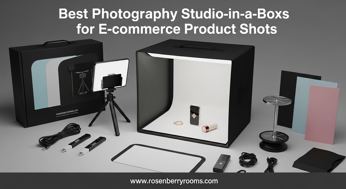 Best Photography Studio-in-a-Box Kits for E-commerce Product Shots