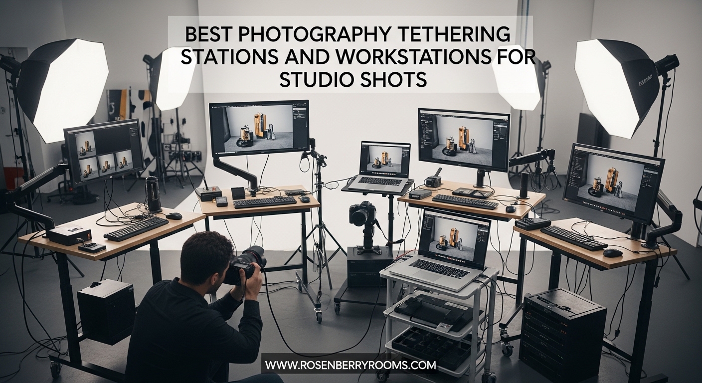 Best Photography Tethering Stations and Workstations for Studio Shoots