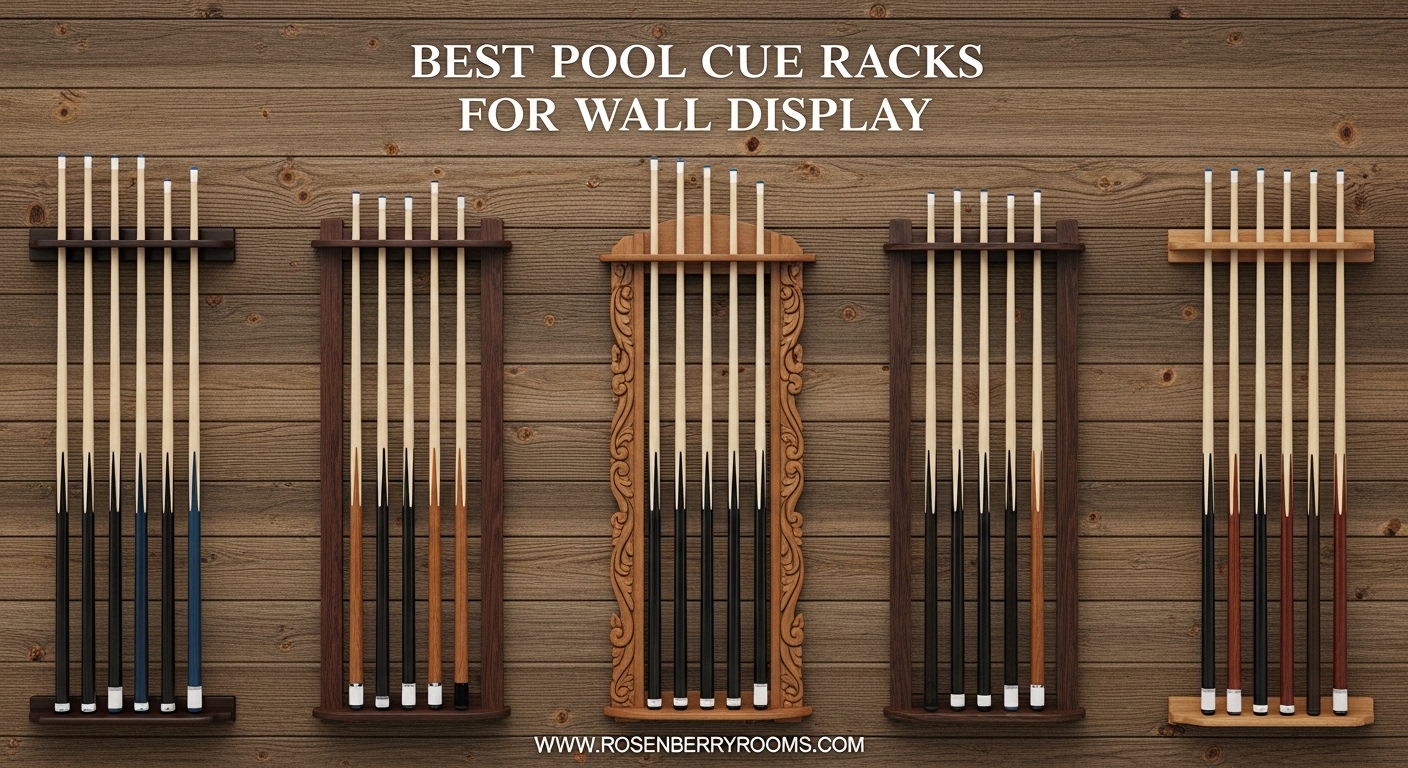 Best Pool Cue Racks for Wall Display