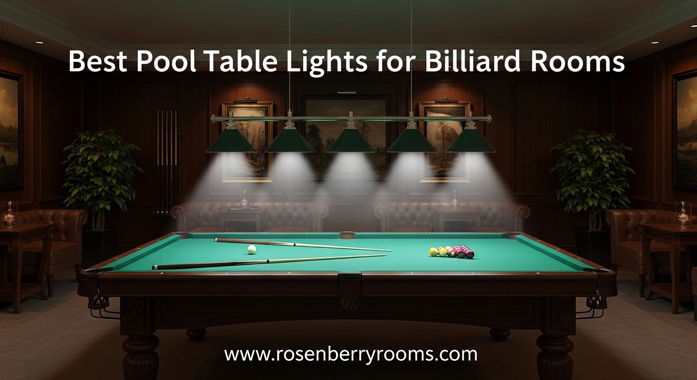 Best Pool Table Lights for Billiard Rooms