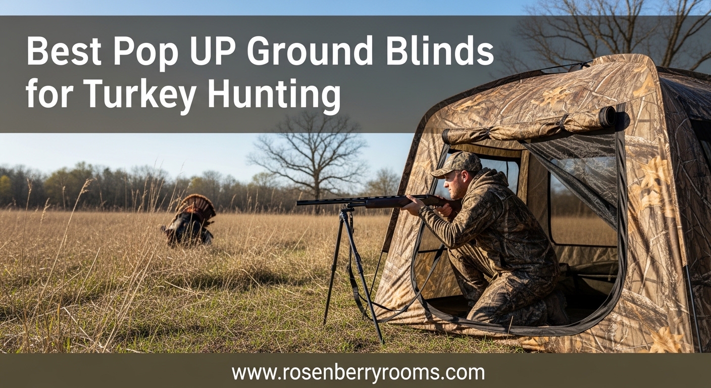 Best Pop Up Ground Blinds for Turkey Hunting