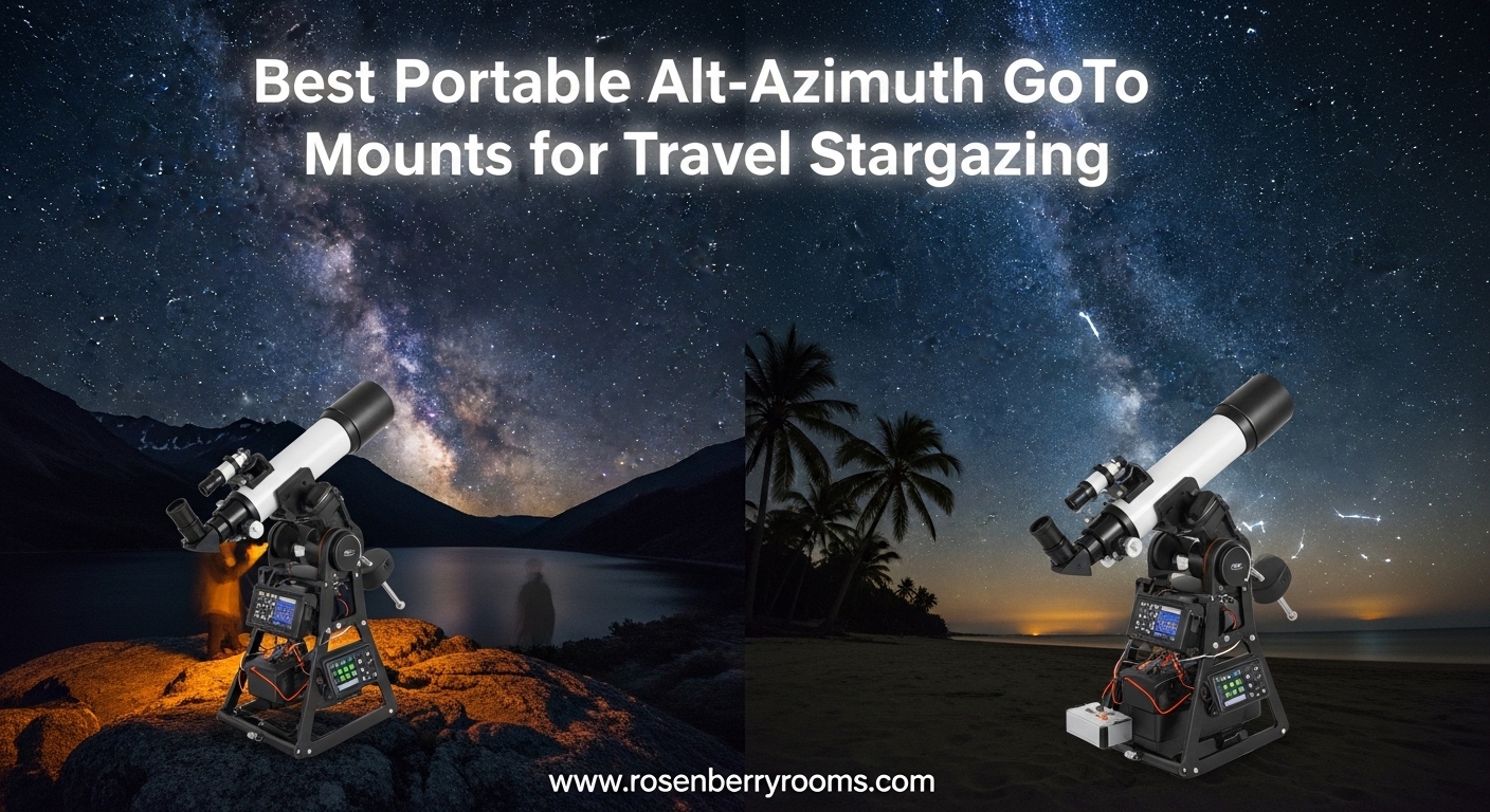 Best Portable Alt-Azimuth GoTo Mounts for Travel Stargazing