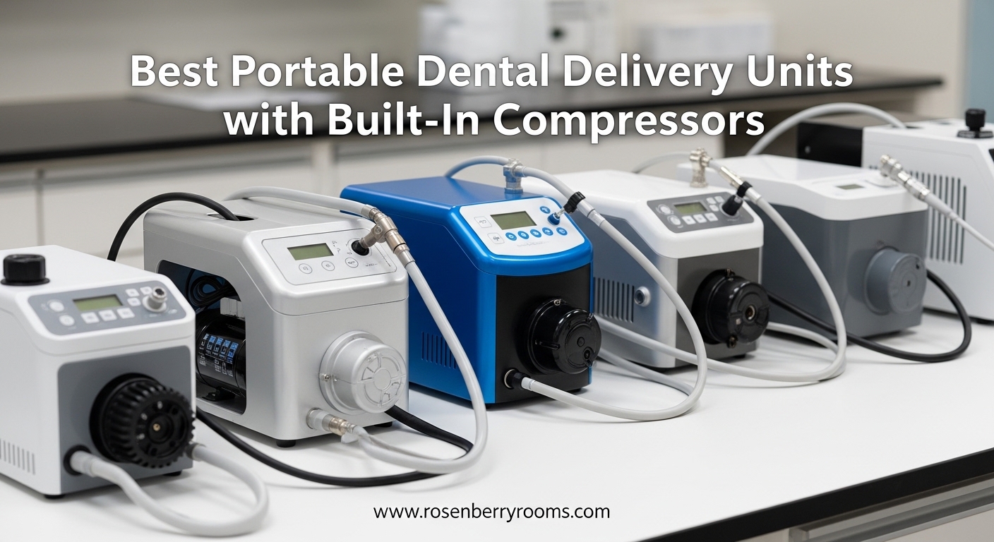 Best Portable Dental Delivery Units with Built-In Compressors