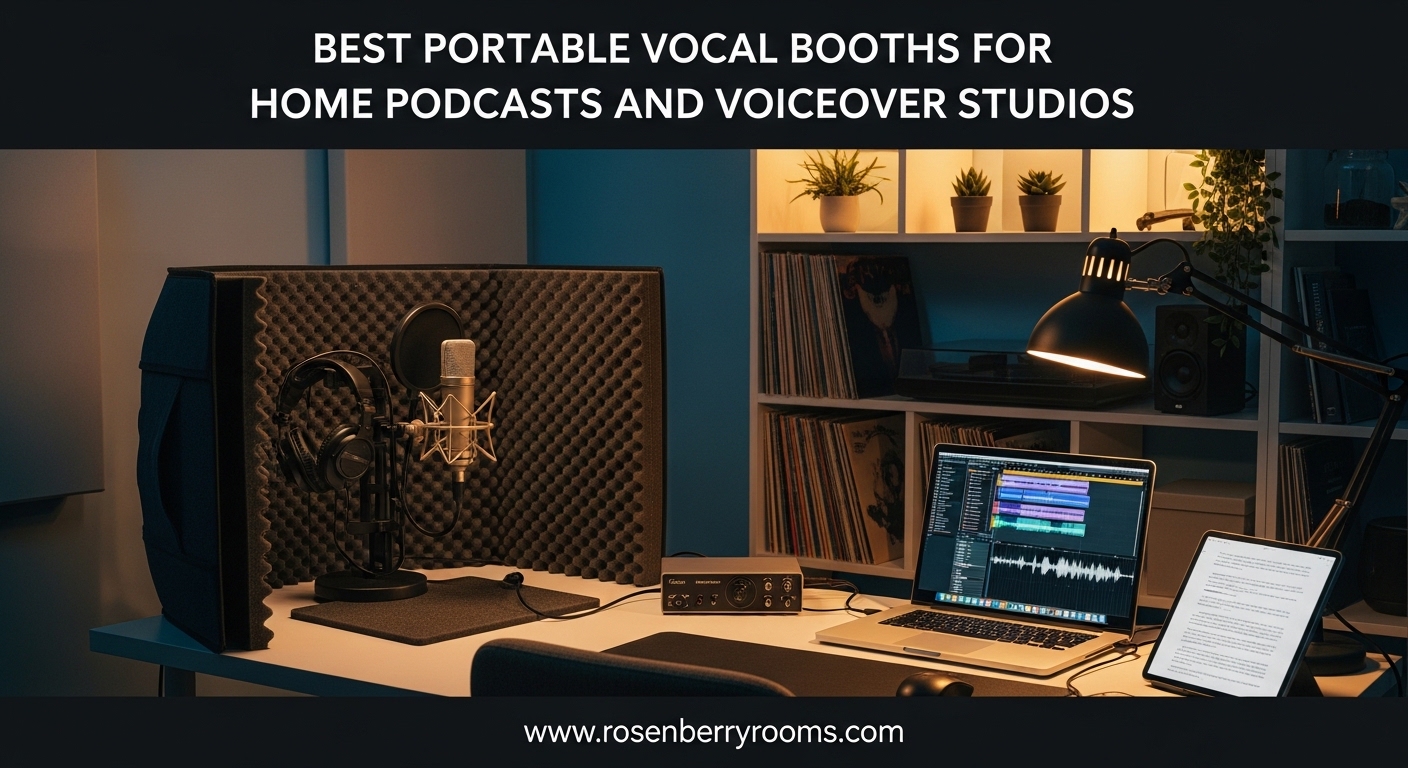 Best Portable Vocal Booths for Home Podcasts and Voiceover Studios