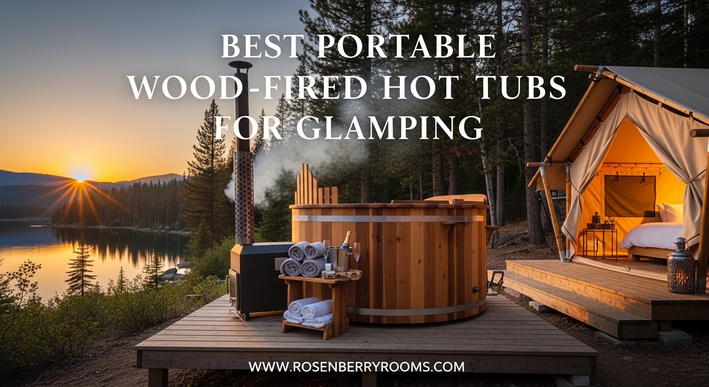 Best Portable Wood-Fired Hot Tubs for Glamping