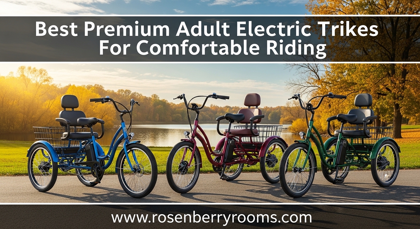 Best Premium Adult Electric Trikes For Comfortable Riding