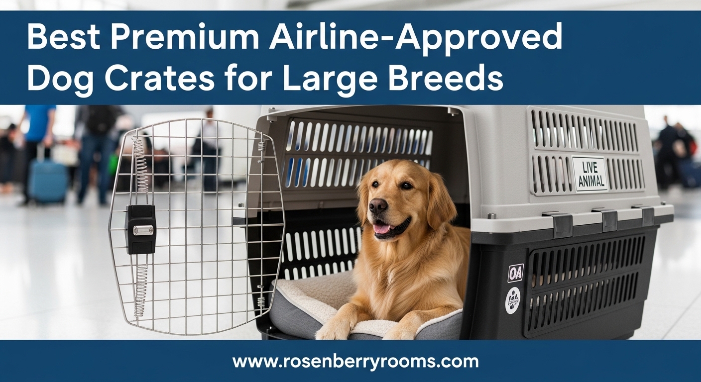 Best Premium Airline-Approved Dog Crates for Large Breeds