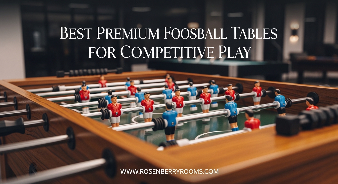 Best Premium Foosball Tables for Competitive Play