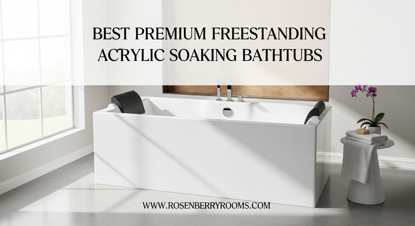 Best Premium Freestanding Acrylic Soaking Bathtubs