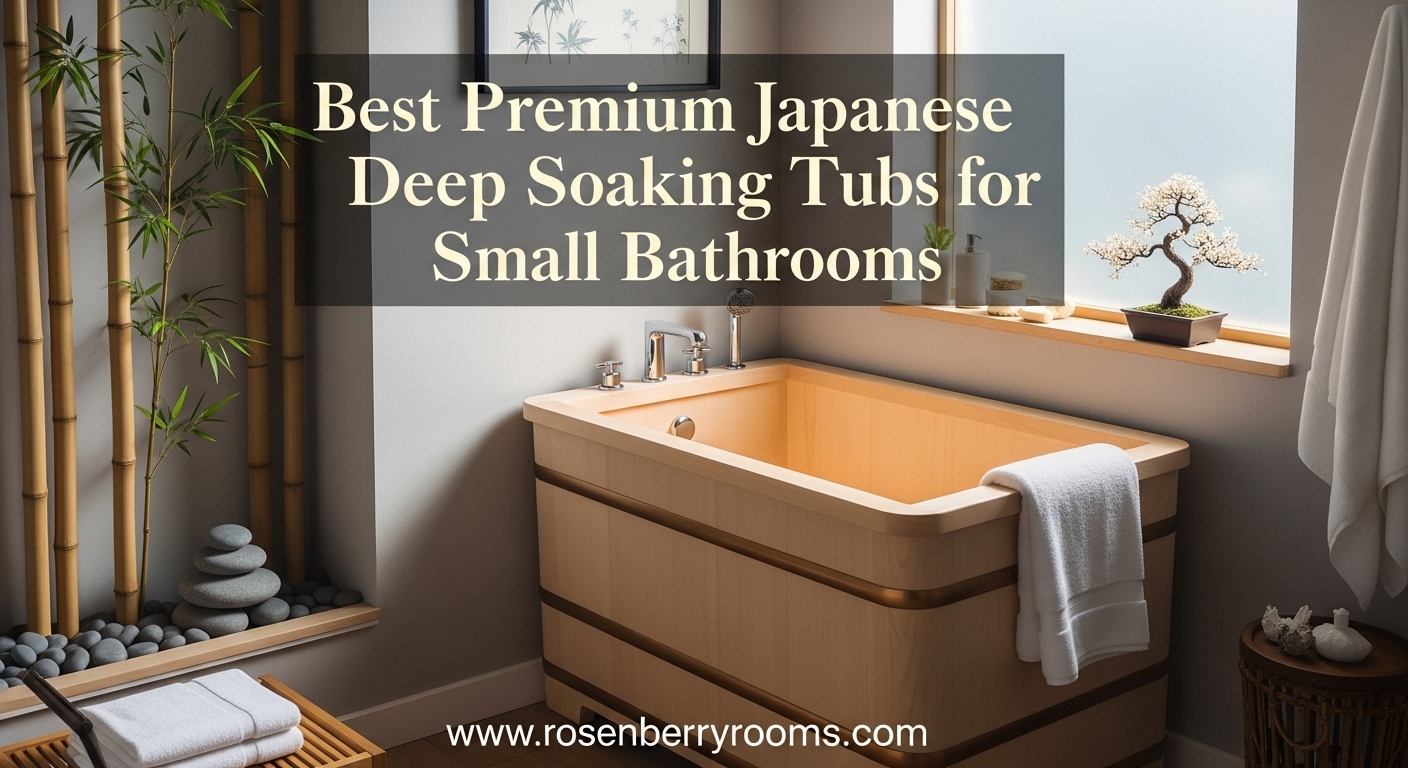 Best Premium Japanese Deep Soaking Tubs for Small Bathrooms