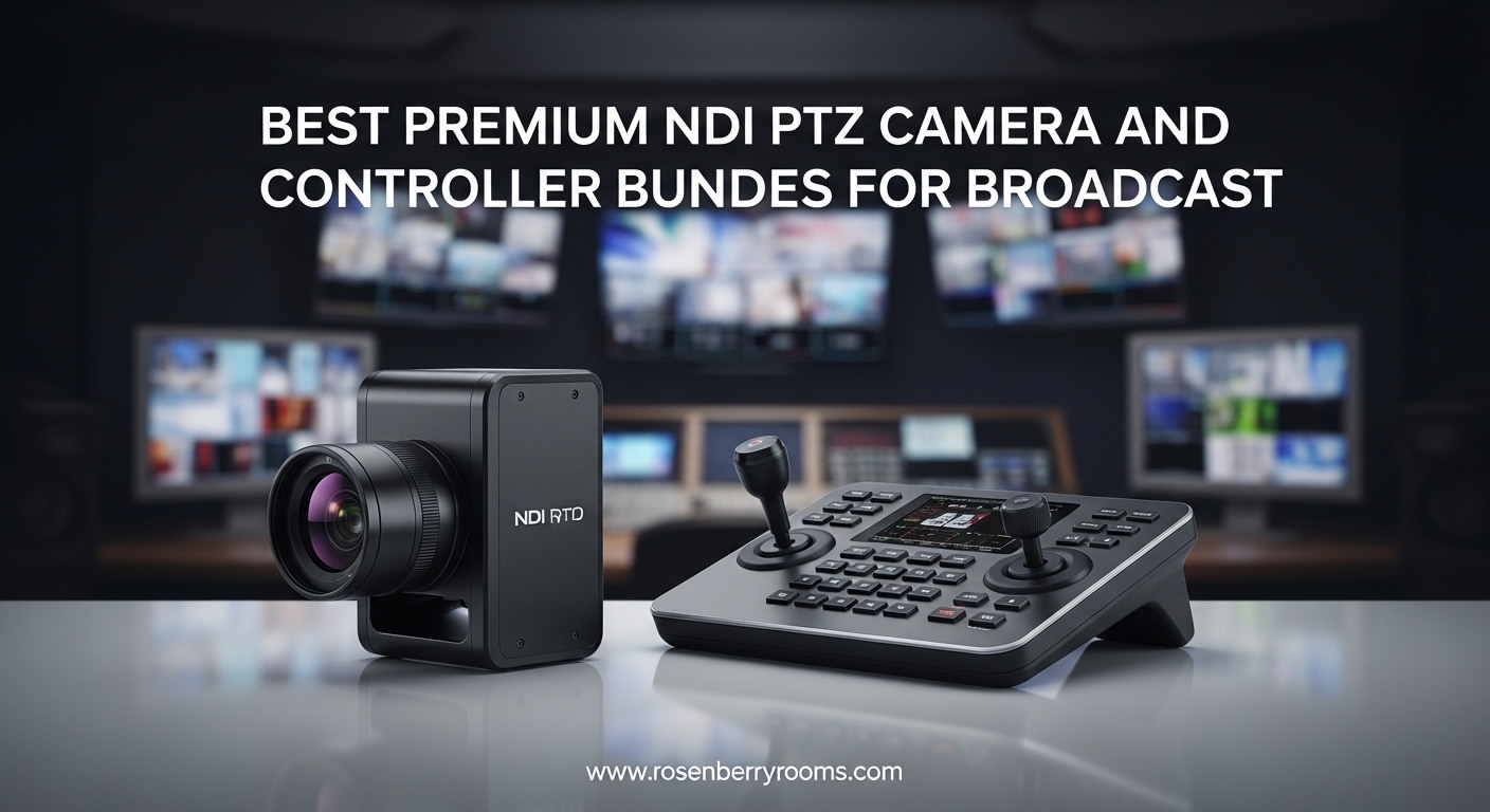 Best Premium NDI PTZ Camera and Controller Bundles for Broadcast