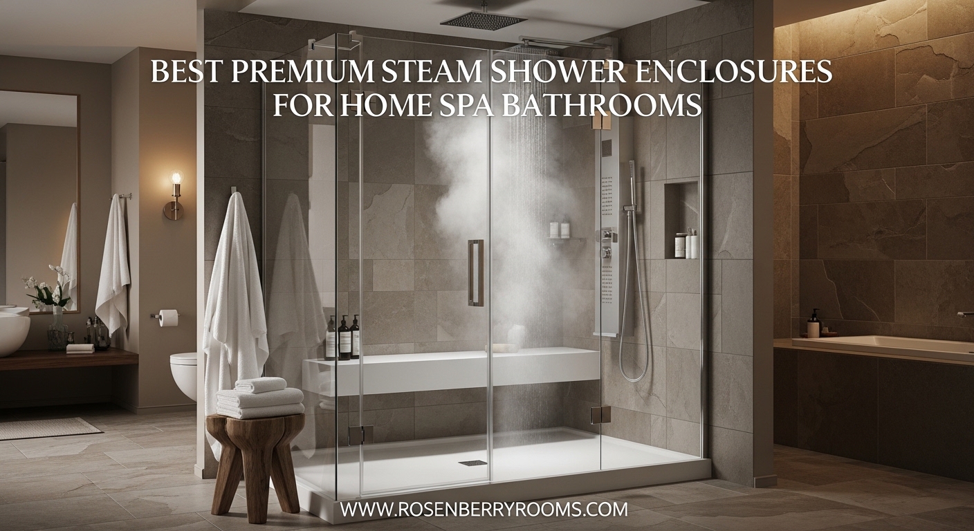 Best Premium Steam Shower Enclosures for Home Spa Bathrooms