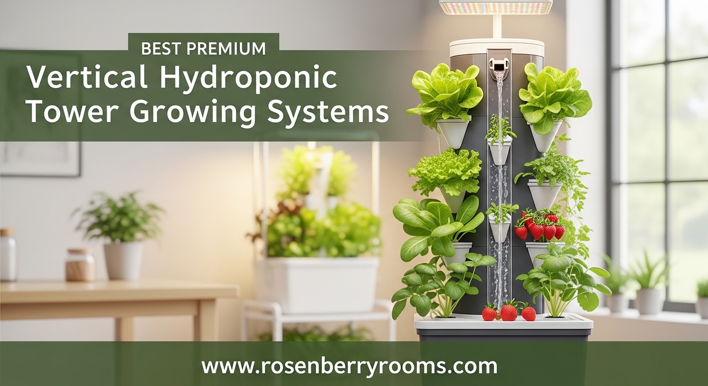 Best Premium Vertical Hydroponic Tower Growing Systems