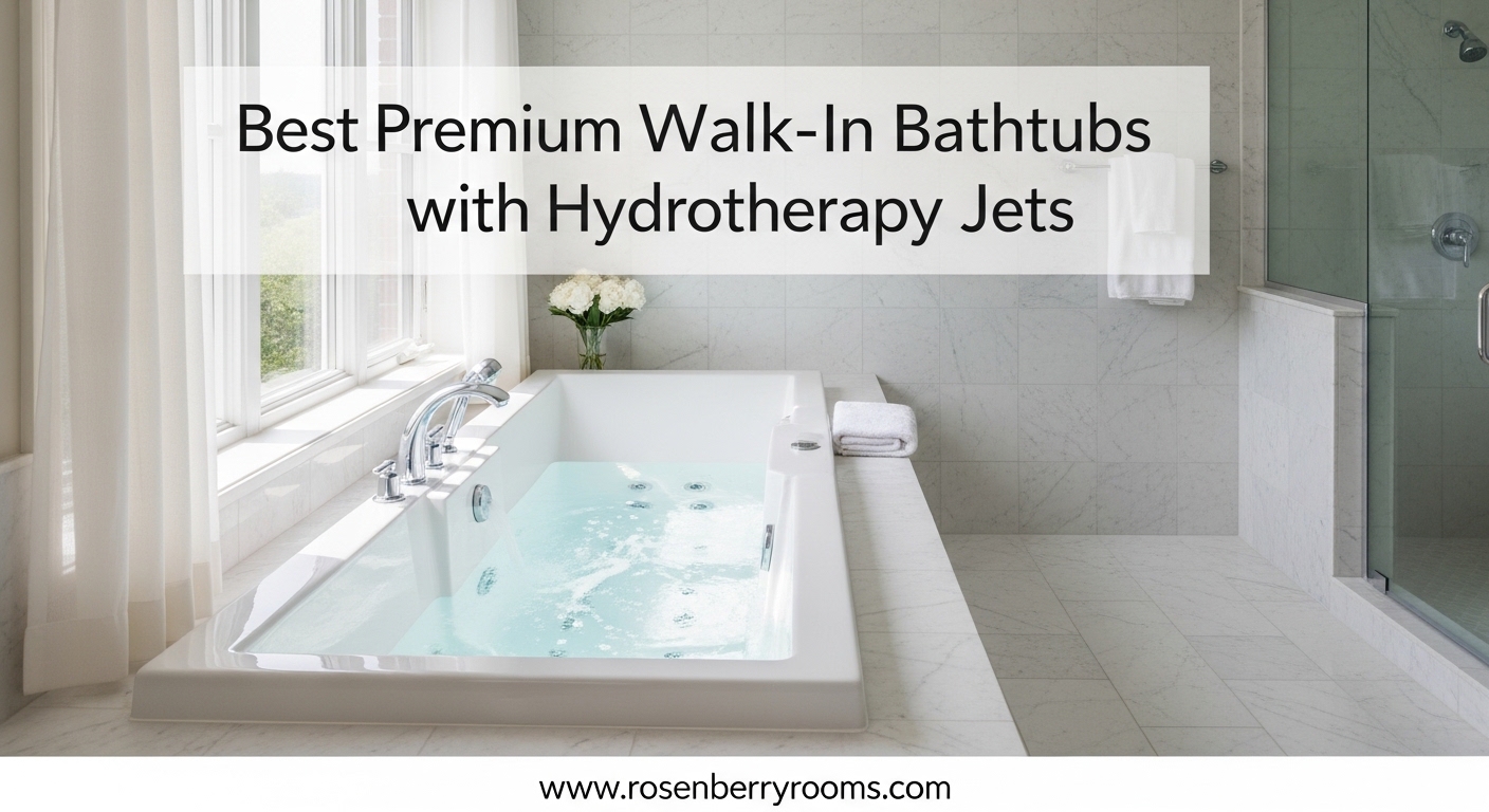 Best Premium Walk-In Bathtubs with Hydrotherapy Jets