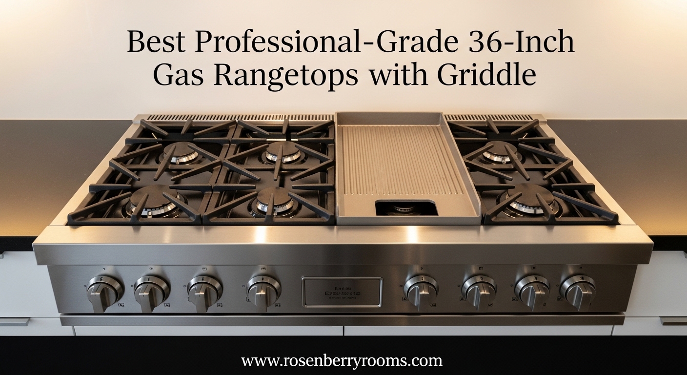 Best Professional-Grade 36-Inch Gas Rangetops with Griddle