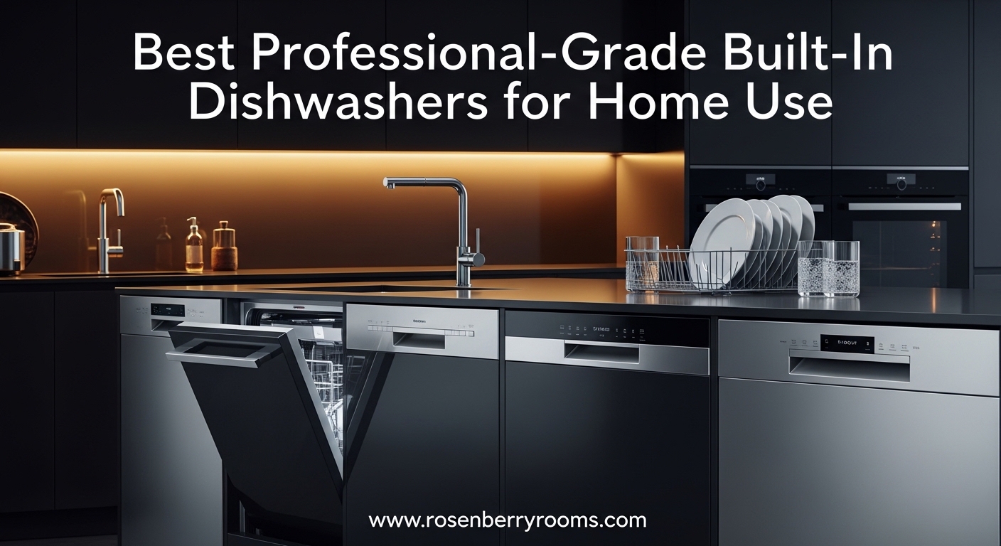 Best Professional-Grade Built-In Dishwashers for Home Use