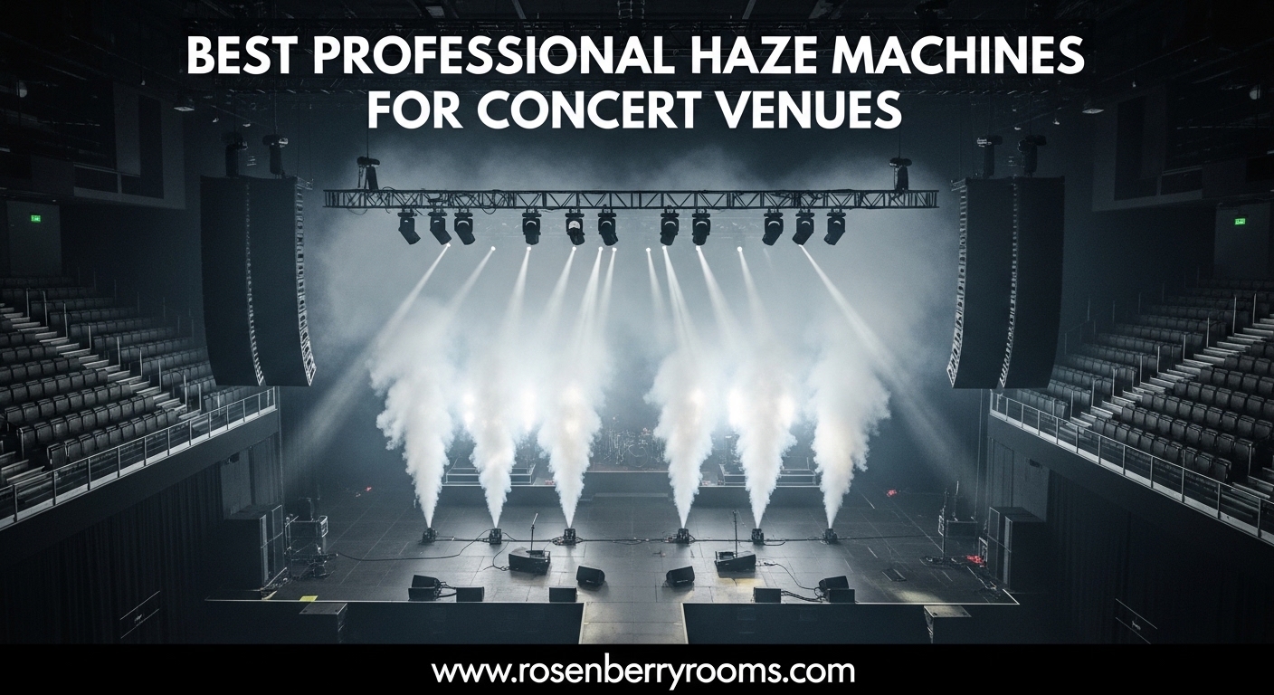Best Professional Haze Machines for Concert Venues