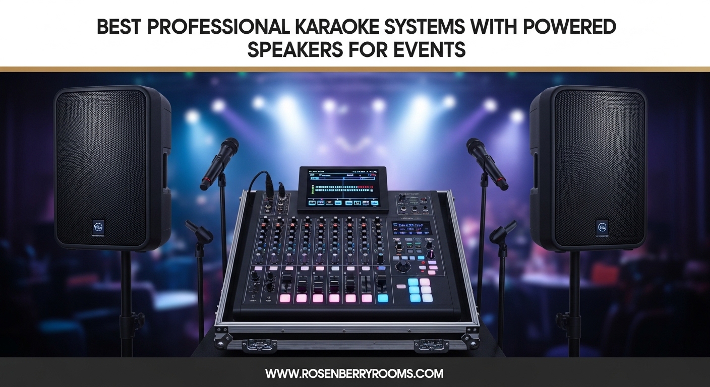 Best Professional Karaoke Systems with Powered Speakers for Events
