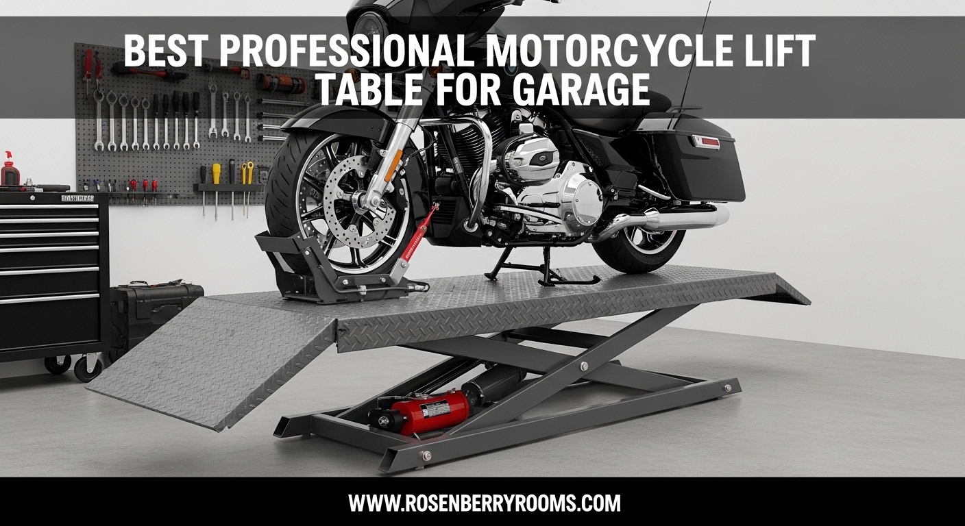 Best Professional Motorcycle Lift Table for Garage