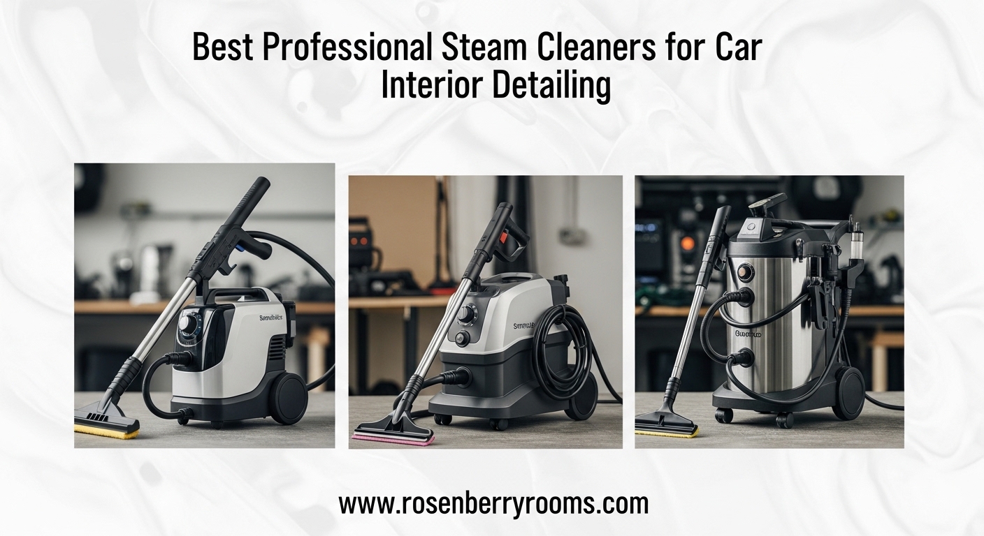Best Professional Steam Cleaners for Car Interior Detailing