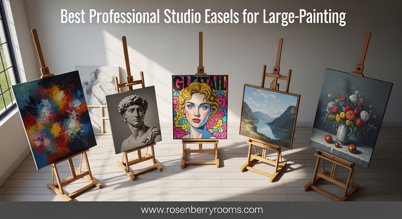 Best Professional Studio Easels for Large-Scale Painting