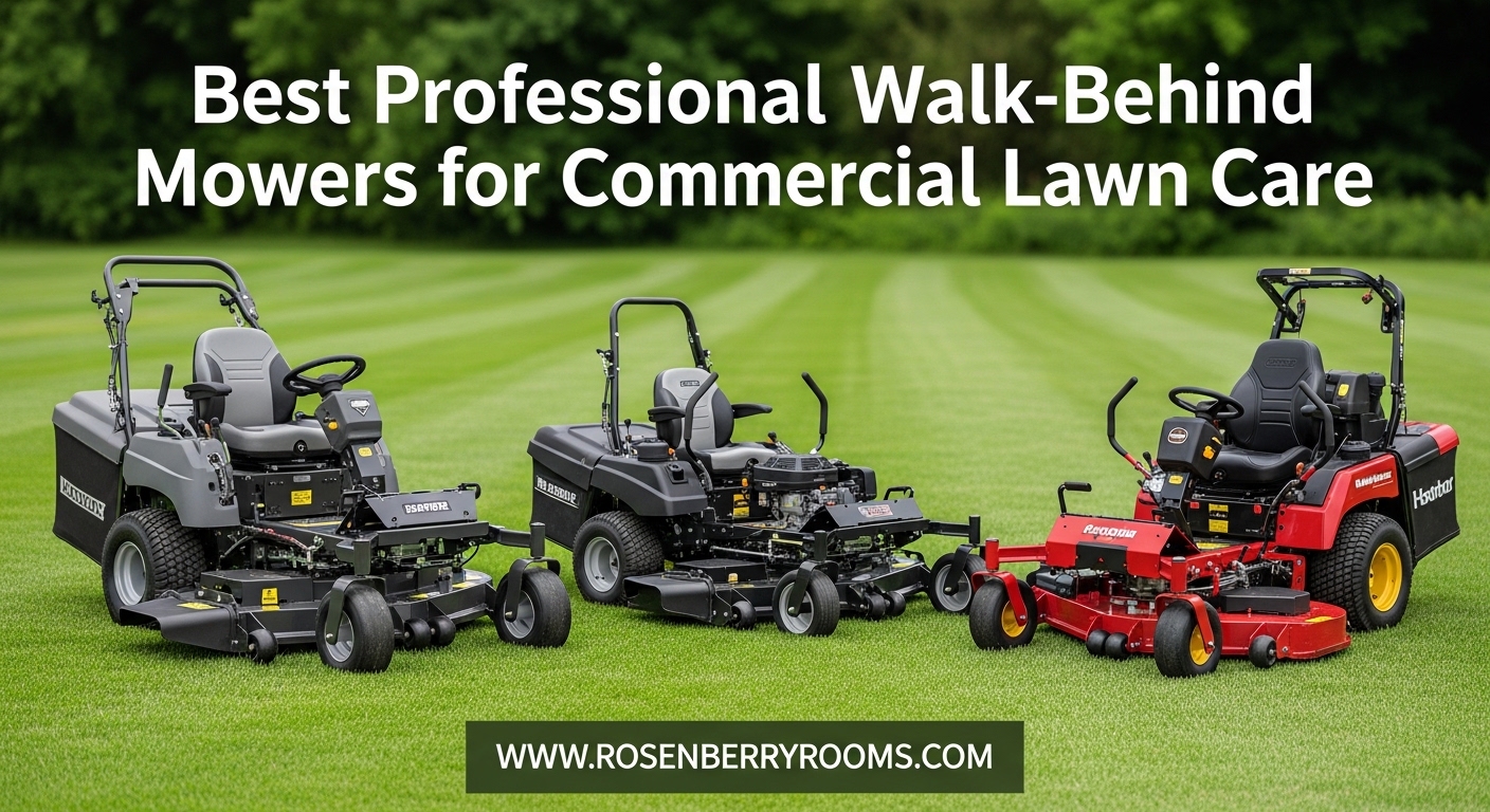 Best Professional Walk-Behind Mowers for Commercial Lawn Care