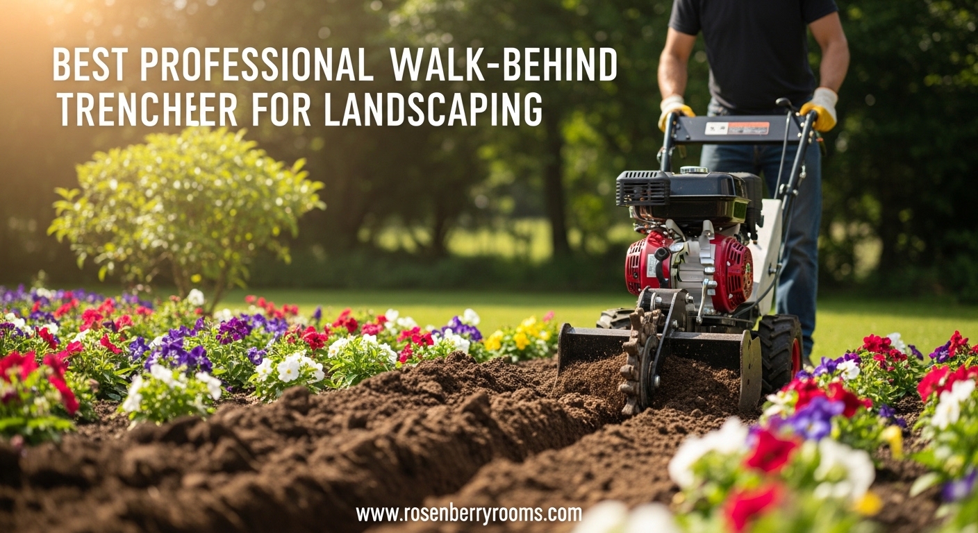 Best Professional Walk-Behind Trencher for Landscaping