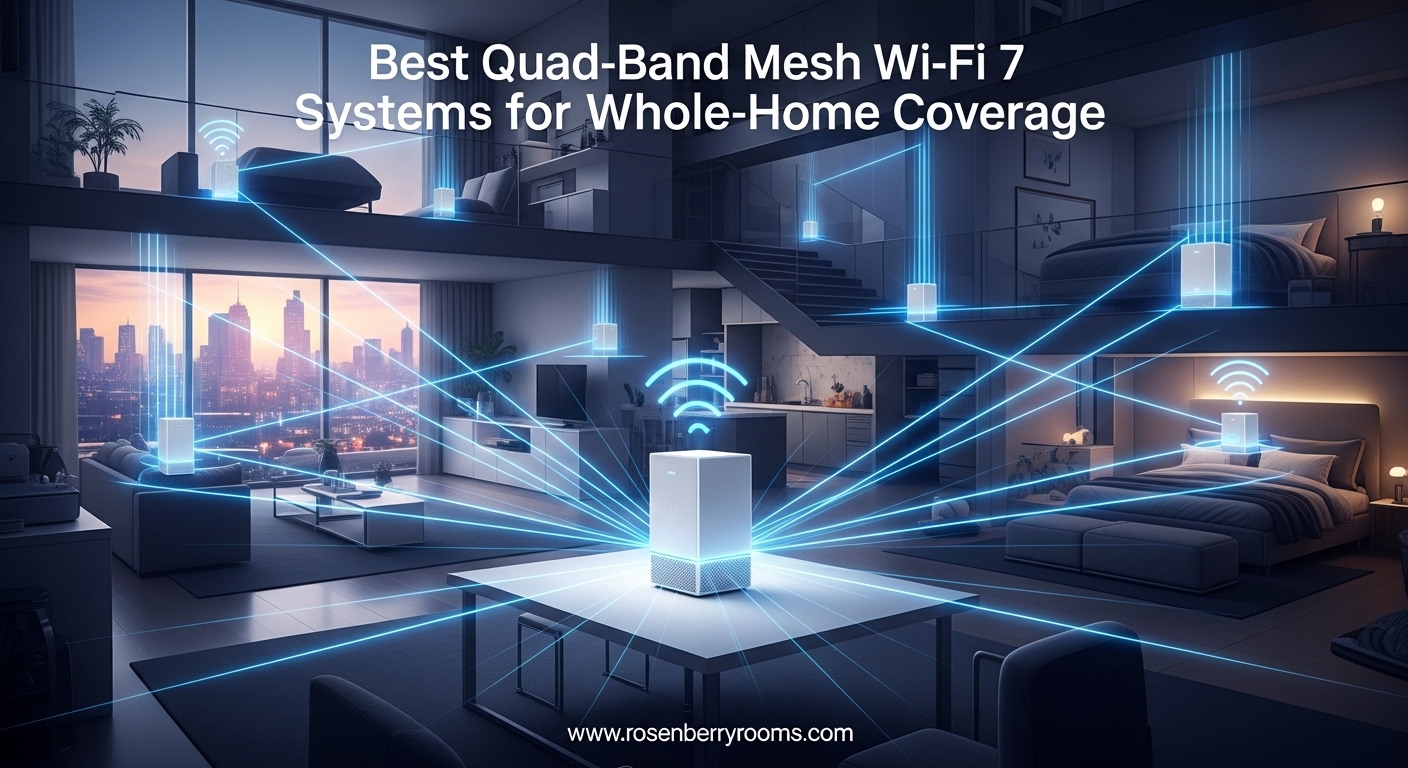 Best Quad-Band Mesh Wi-Fi 7 Systems for Whole-Home Coverage