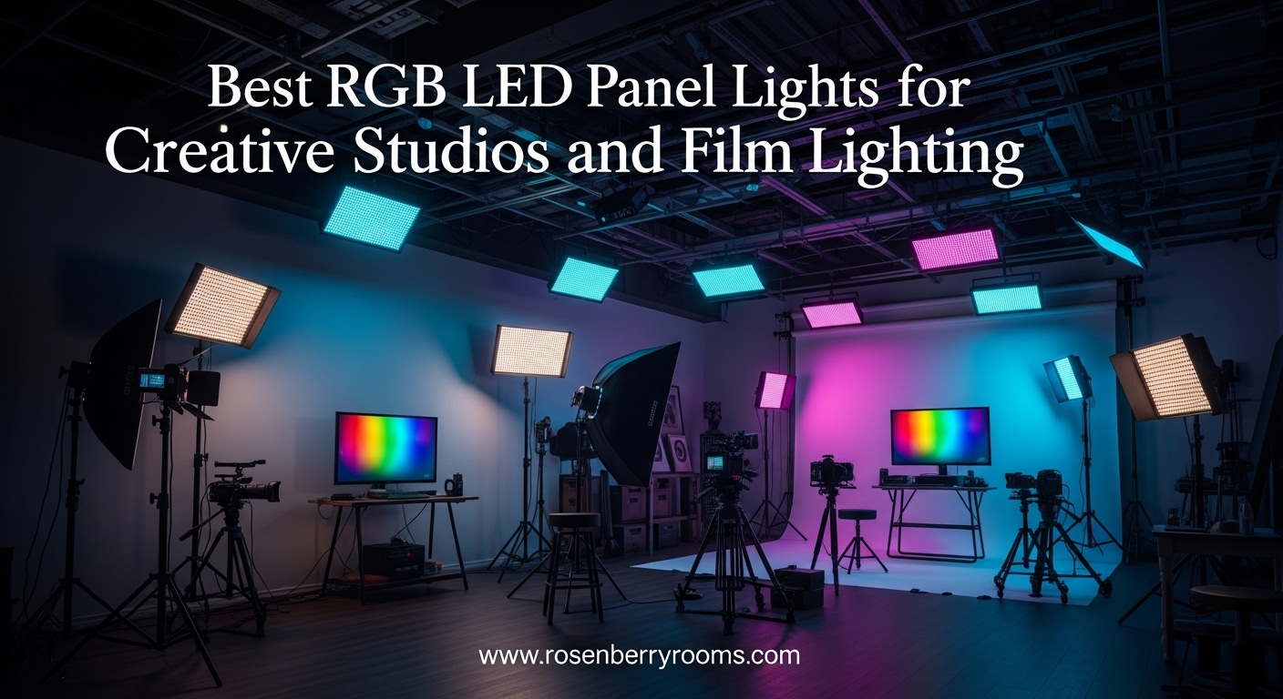Best RGB LED Panel Lights for Creative Studios and Film Lighting