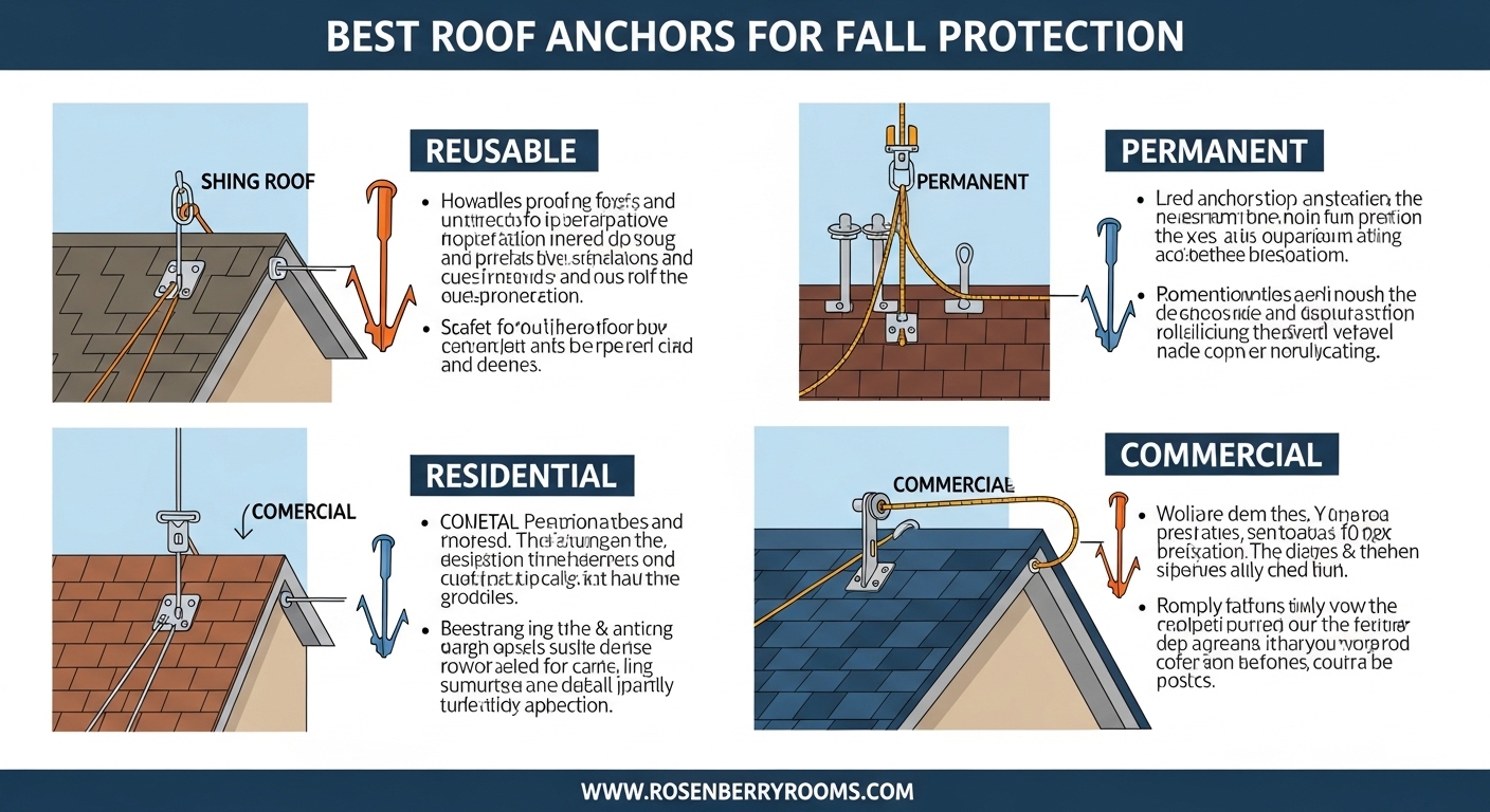 Best Roof Anchors for Fall Protection