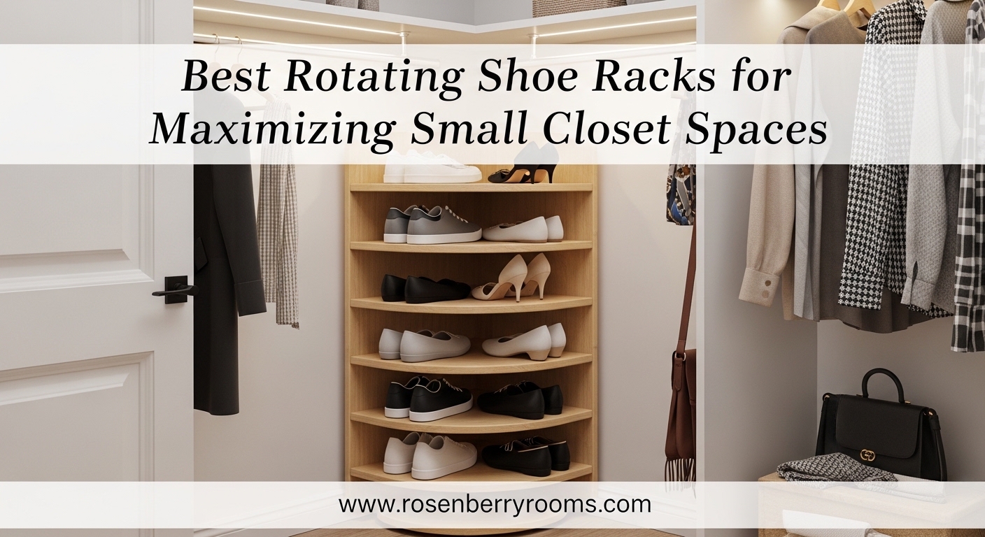 Best Rotating Shoe Racks for Maximizing Small Closet Spaces