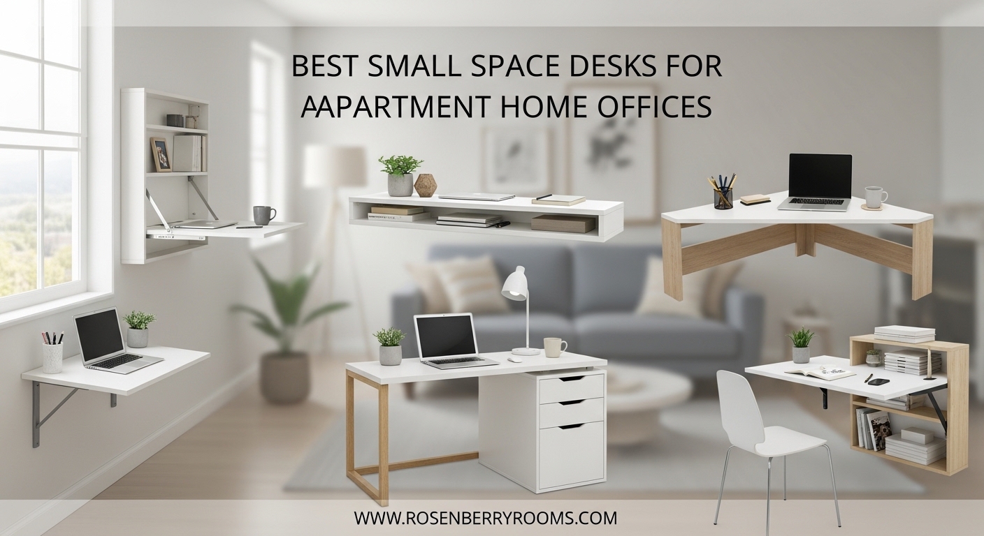Best Small Space Desks for Apartment Home Offices