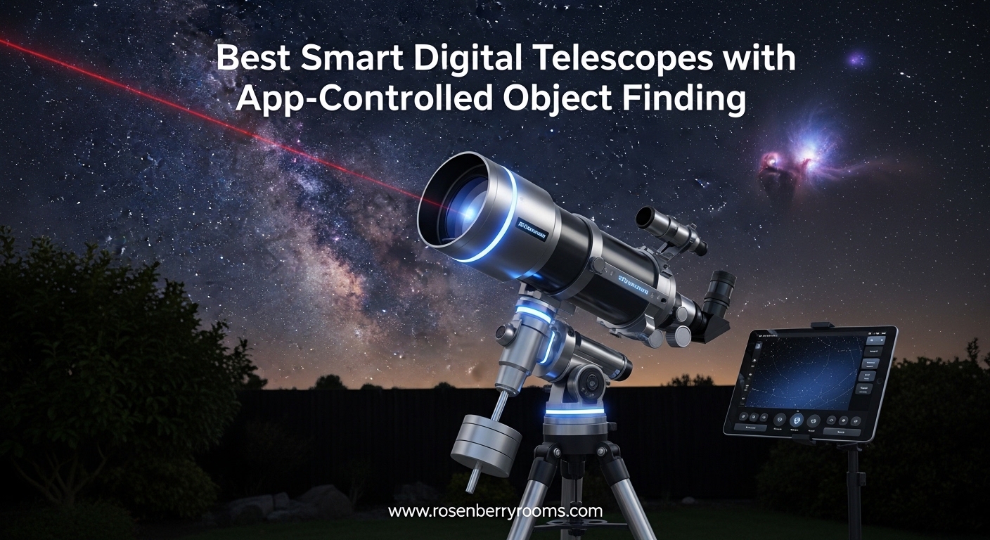 Best Smart Digital Telescopes with App-Controlled Object Finding