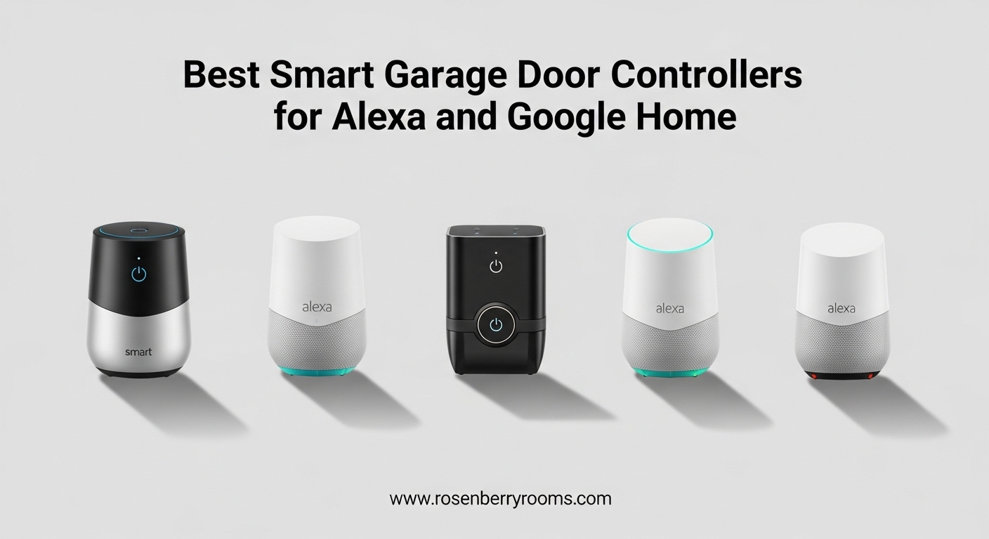Photo inspiration: Alexa Integrate Garage Door Sensor Reference: 10 Best Smart Garage Door Controllers For Alexa And Google
